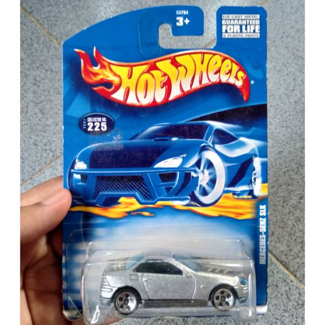 Hotwheels Mercedes Benz SLK blue card rare