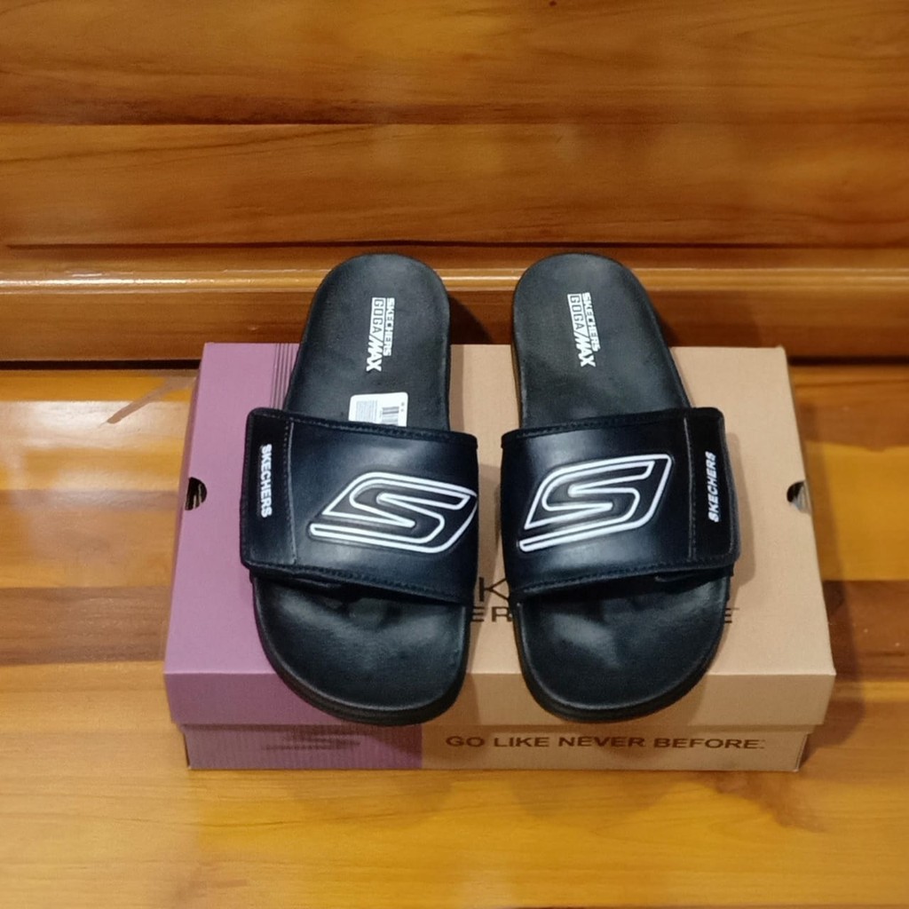 Sandal pria &amp; wanita Skecher Fashion import casual Distro slip on Selop terbaru termurah Santai COD