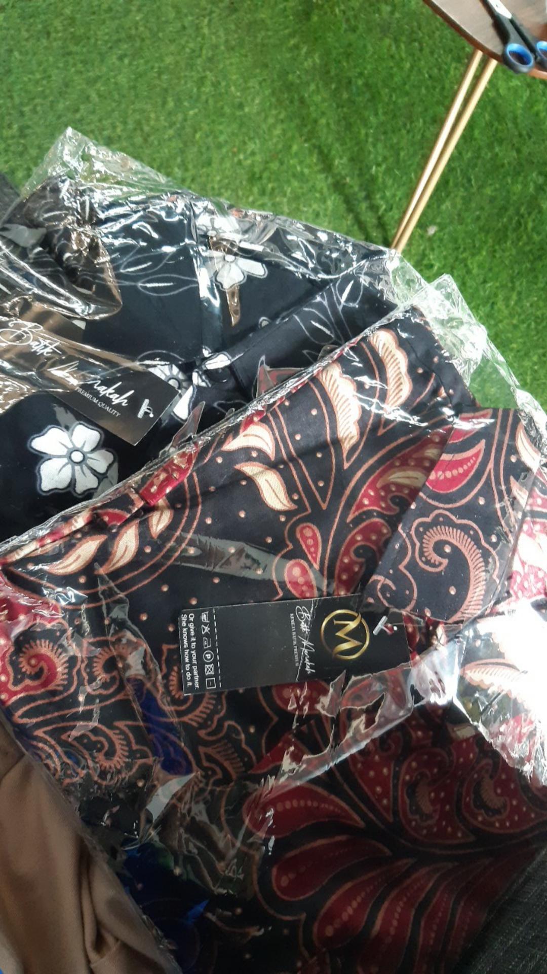 Kemeja Batik Pria Lengan Pendek Size M L Xl Xxl Katun Prima Casual Formal Non Formal Seragam Kantor