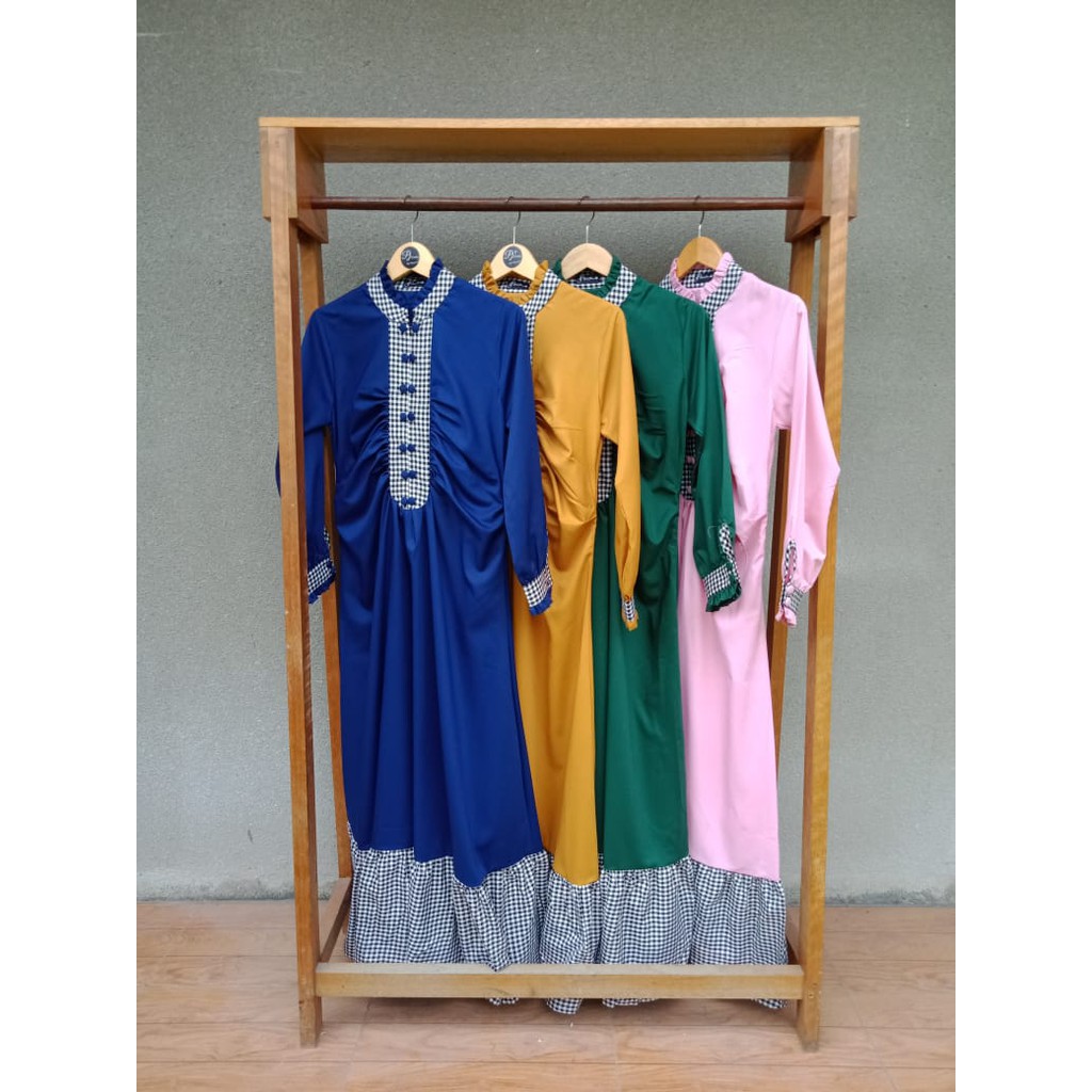 BAJU GAMIS AKIRA LONG DRESS BY PIPIK JULIANA p.j_clothing.id