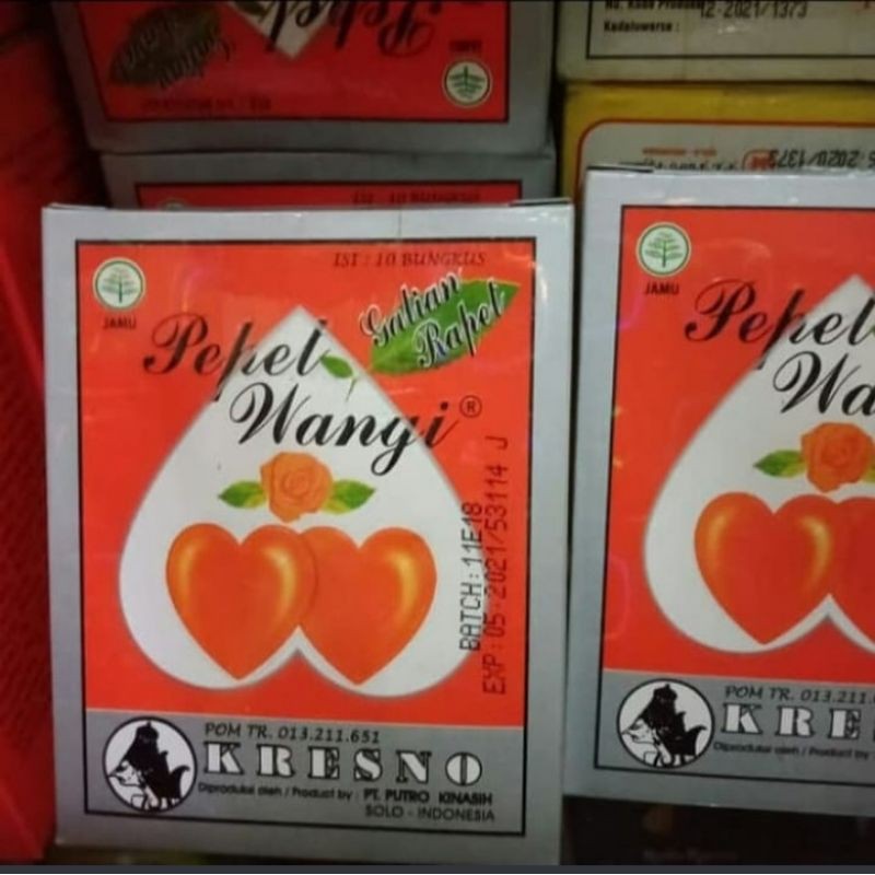 

jamu Pepet wangi kresno isi 10 sachet