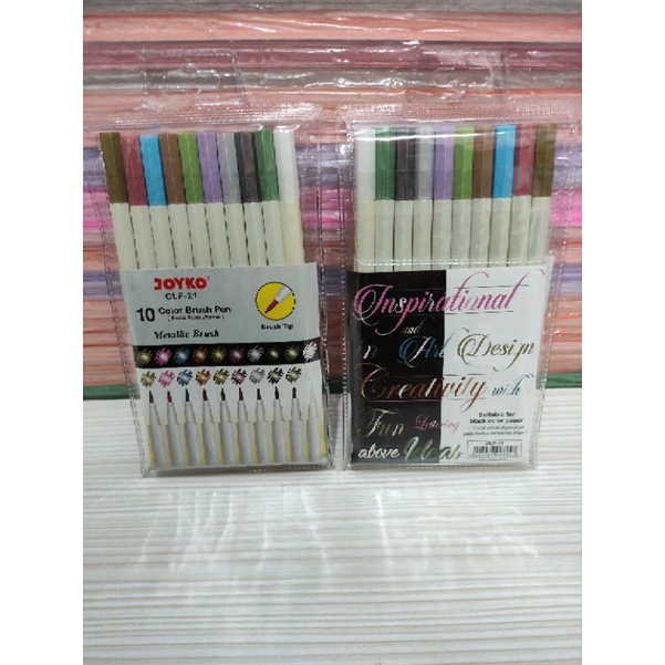 

Color brush pen joyko metalic clp-21