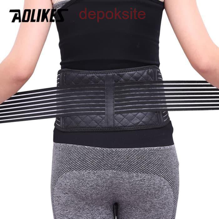 7997 AOLIKES Korset Pemanas Lumbar Waist Support Sabuk Terapi Tourmaline Penghangat Perut