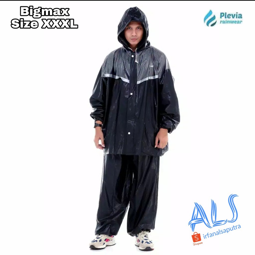 Jas hujan Setelan jaket Celana Plevia Bigmax 1817 Size XXXL