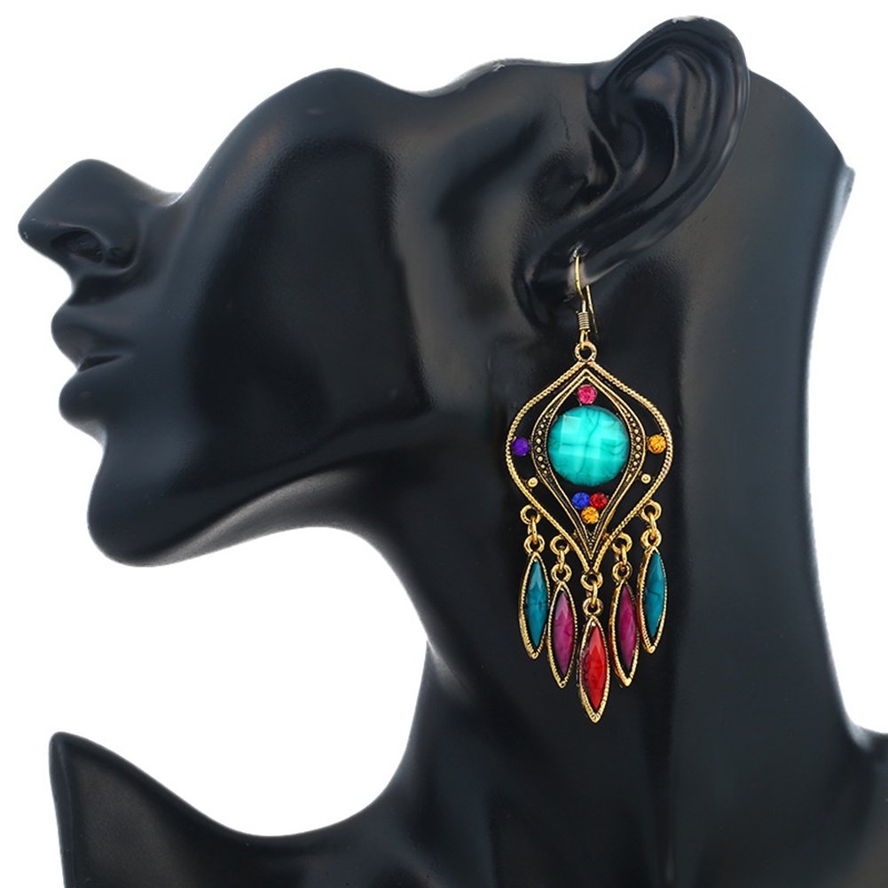 Hu Hu Hu Hu Hu Alat Bantu Pasang Kacamata♡ Anting Kait Gantung Bahan Resin Desain Ukiran Hollowrumbai Gaya Bohemian Untuk Wanita