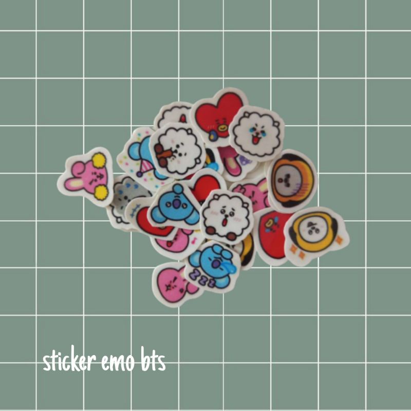 

Sticker Emo BTS MiNi Tumblr (24pcs)