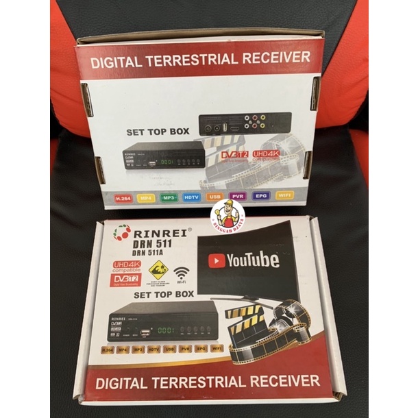 DVB T2 Set Top Box Digital Tv Receiver RINREI DRN-511/DVB RINREI 511