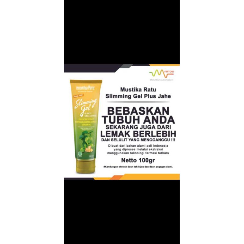 slimming gel jahe mustika ratu