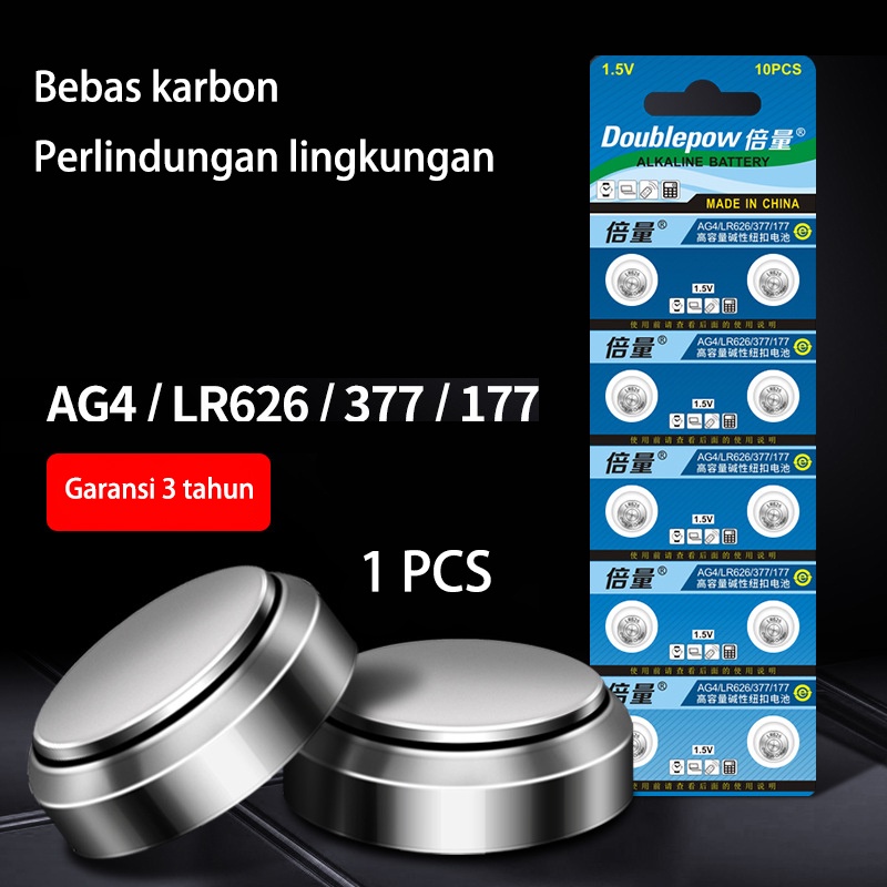 (✅Dikirim Setelah Disinfeksi)Baterai Batre Kancing Battery Jam Tangan AG10 LR1130 377 SR54 LR54