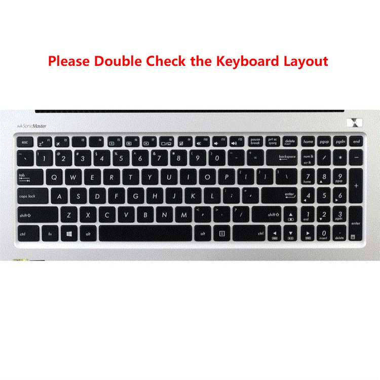 For 15.6 Inches ASUS FX50J Soft Ultra-thin Silicone Laptop Keyboard Cover Protector