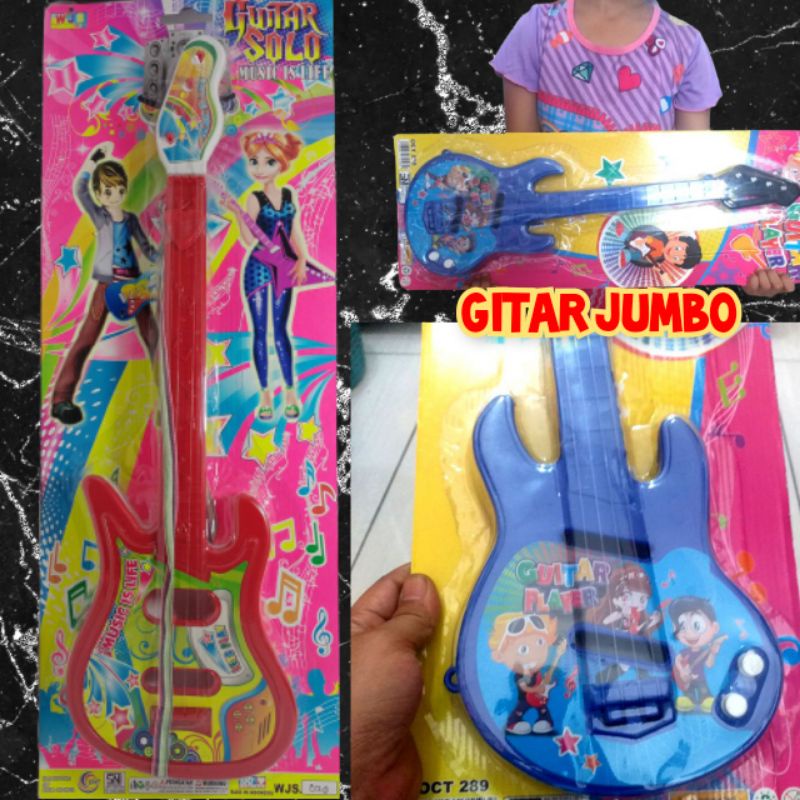 MAINAN ANAK GITAR GITARAN SET BESAR/MAINAN MUSIK ANAK/MAINAN ANAK LAKI LAKI PEREMPUAN