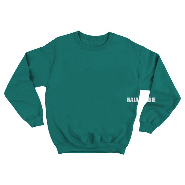 BASIC SWEATER / CREWNECK SWEATSHIRT POLOS HIJAU TOSCA TUA UNISEX