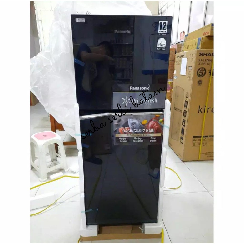 Panasonic NR-BB251Q-PK Kulkas 2 Pintu Inverter NRBB251Q NR BB251Q BATAM