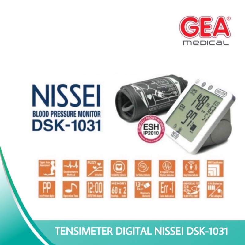 TENSIMETER NISSEI TENSI DIGITAL GEA NISSEI JAPAN DSK-1031 MEDICALONLINE MEDICAL ONLINE