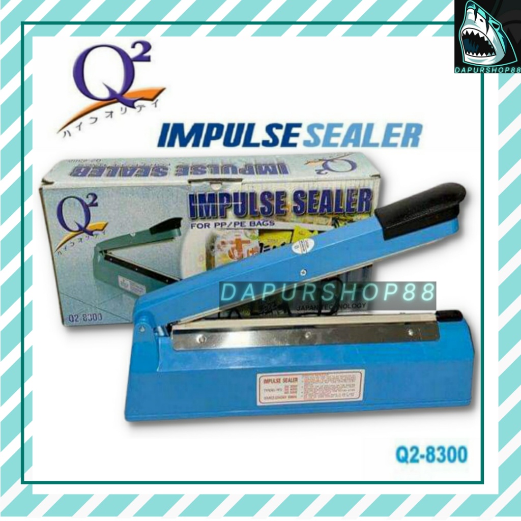IMPULSE SEALER 30CM Q2  / ALAT PRESS PEREKAT PLASTIK 30CM Q2 / IMPULSE SEALER Q2 8300 / Q2-8300
