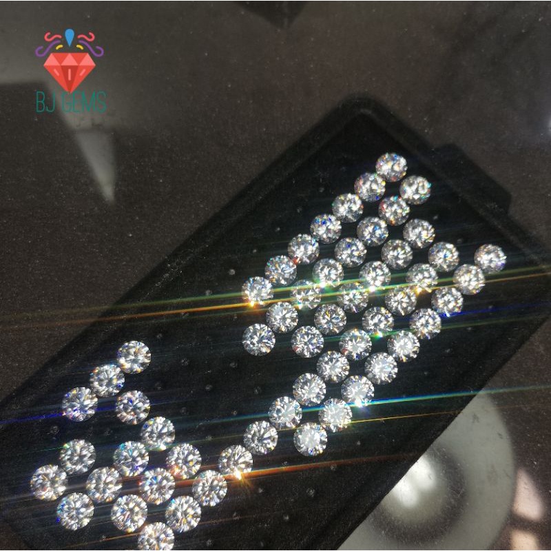 4.0 - 5.5 MM Permata Diamond Cubic Zirconia Grade A5 Quality Original Per buah