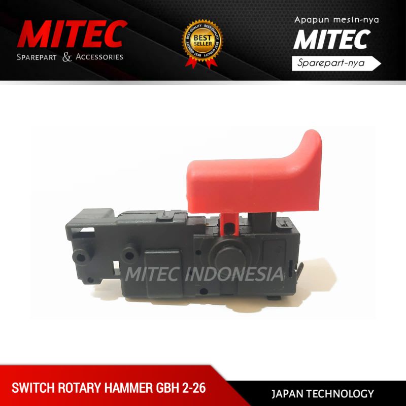 MITEC Switch Rotary Hammer Drill GBH 2-26 DRE / Saklar Mesin Bor Bobok Beton Bosch GBH 2-26 DRE