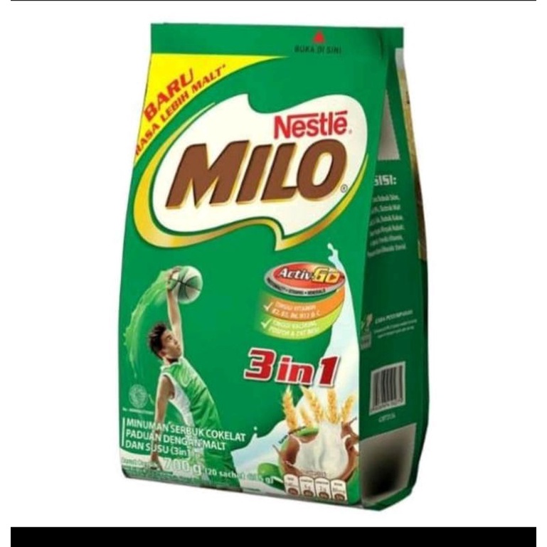 MILO ACTIV GO 3 IN 1 800GR &amp; 1KG TERMURAH