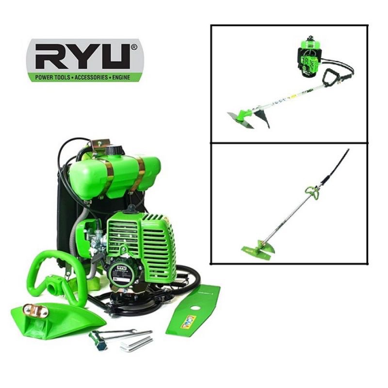 RYU Brush Cutter 2 Tak RBC 2T Mesin Potong Rumput Gendong ORIGINAL