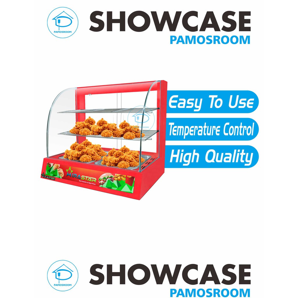 Lemari Penghangat Makanan - Showcase Food Warmer - Display Showcase