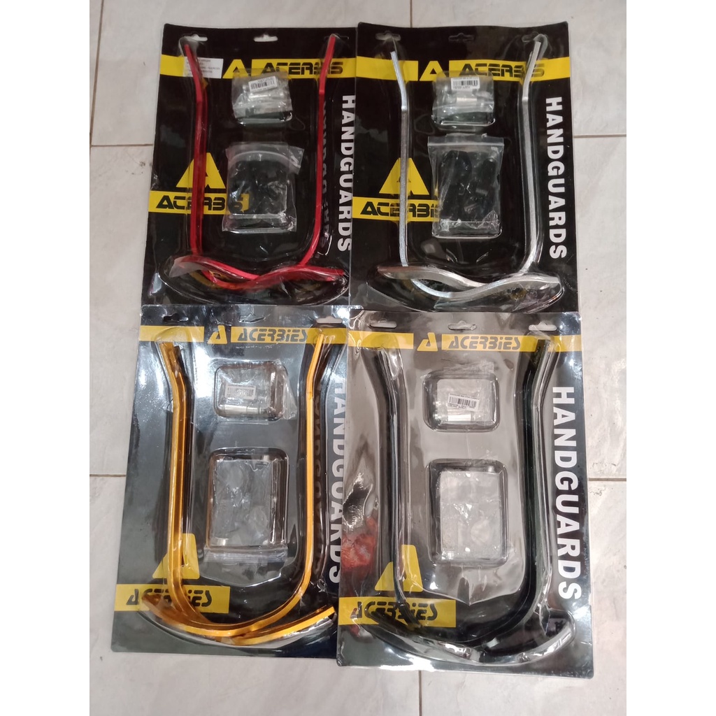 HANDGUARD TULANG ACERBIS ALUMINIUM KLX DTRACKER CRF 150 WR 155 TRAIL CROSS PELINDUNG TANGAN STANG ST