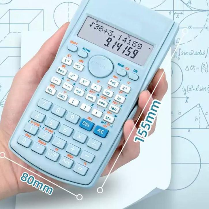 

Star 2.2 Kaikki Kalkulator Color Function Scientific Kalkulator 24 Fungsi Kalkulasi 3 Warna 1700 - CU2
