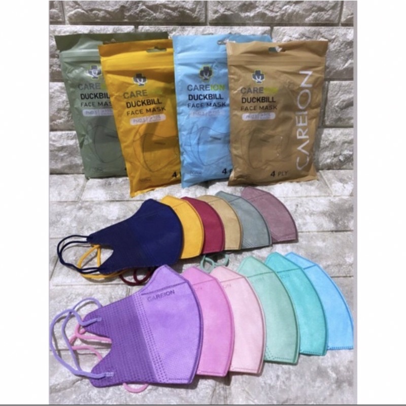 MASKER DUCKBILL CAREION 4PLY