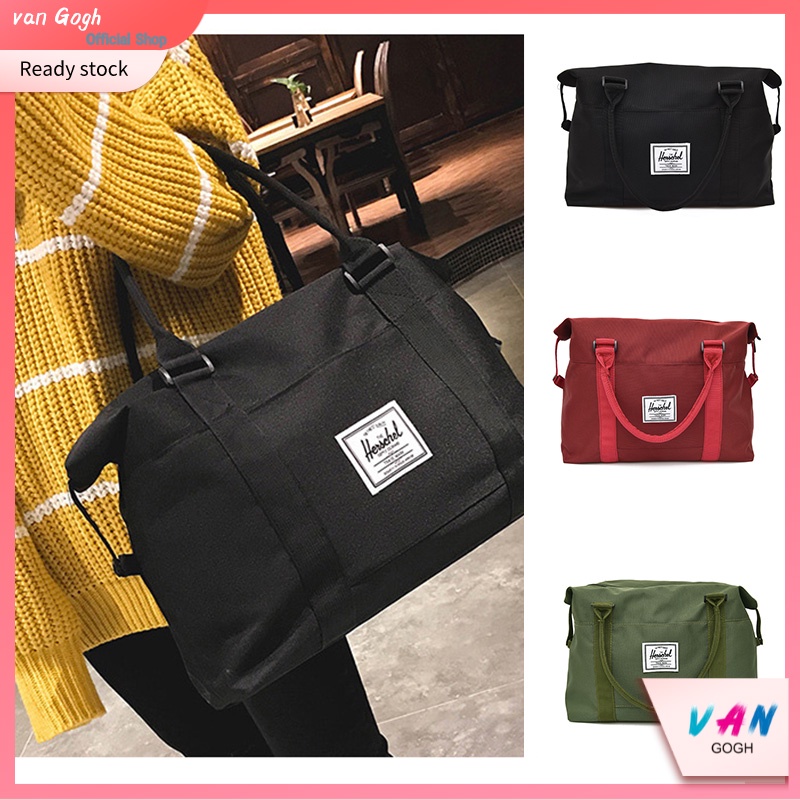 ☼travel business canvas handbag large capacity men’s duffel bag fitness portable short distance