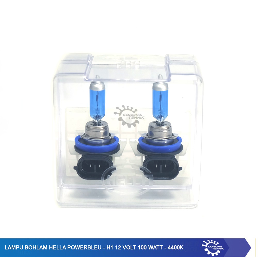 PowerBleu - Lampu Bohlam Hella - H1 12 Volt 100 Watt - 4400K