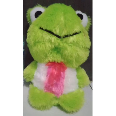 Boneka Keroppi/Boneka Katak Laspur Lembut Ukuran 40Cm Mainan Anak Murah