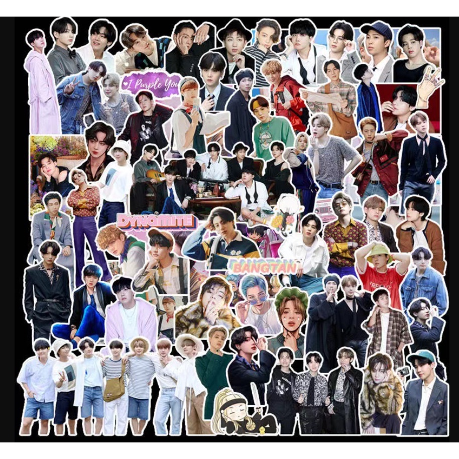 Stiker BTS Untuk Dekorasi Koper