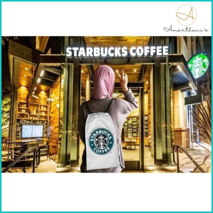 Ac - Tas Serut Starbucks Non Ori Tidak Asli Bajakan Murah Bukan Original