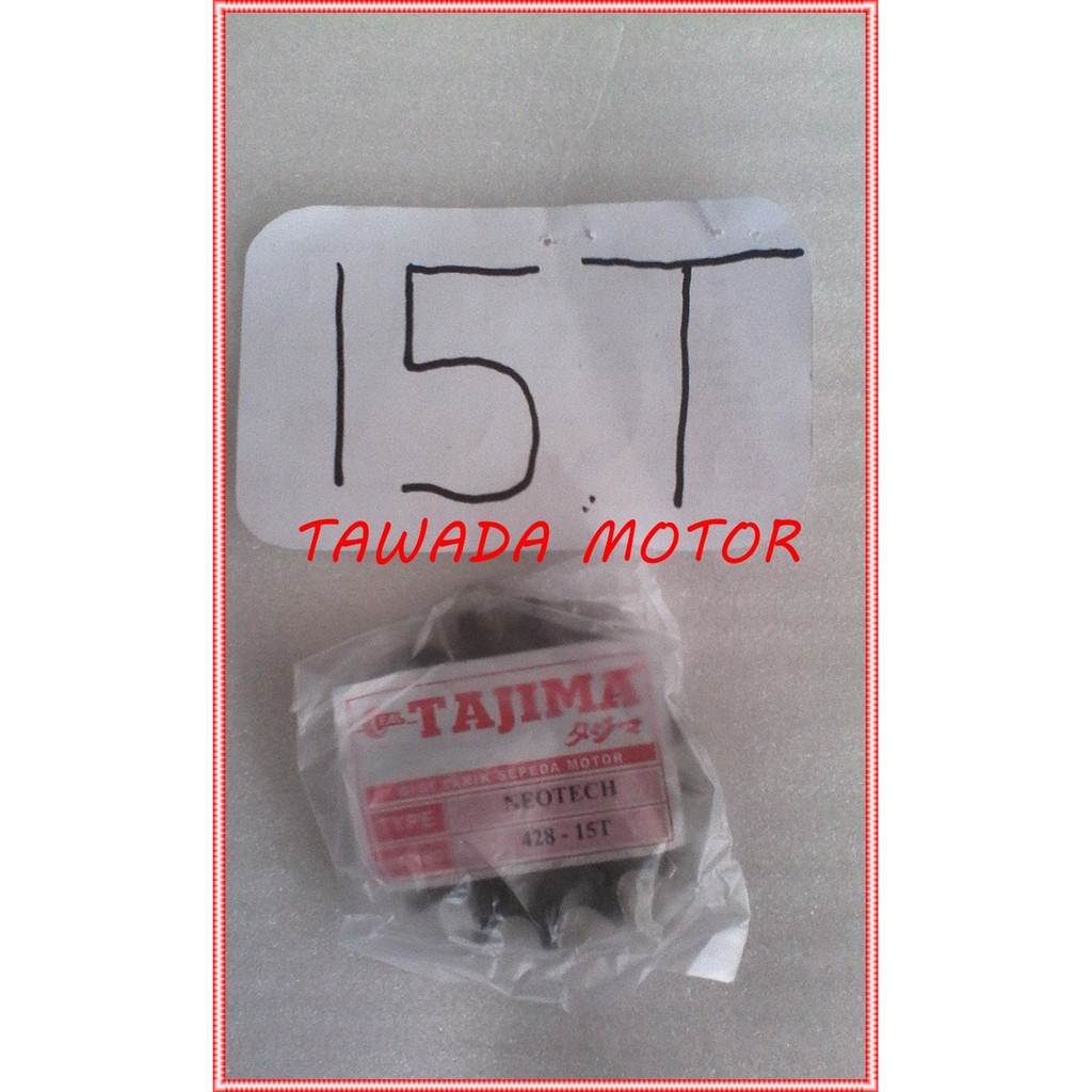 GIR DEPAN TAJIMA 15T HONDA GLPRO NEOTEK MEGAPRO VERZA CBR SONIK TIGER GT150R