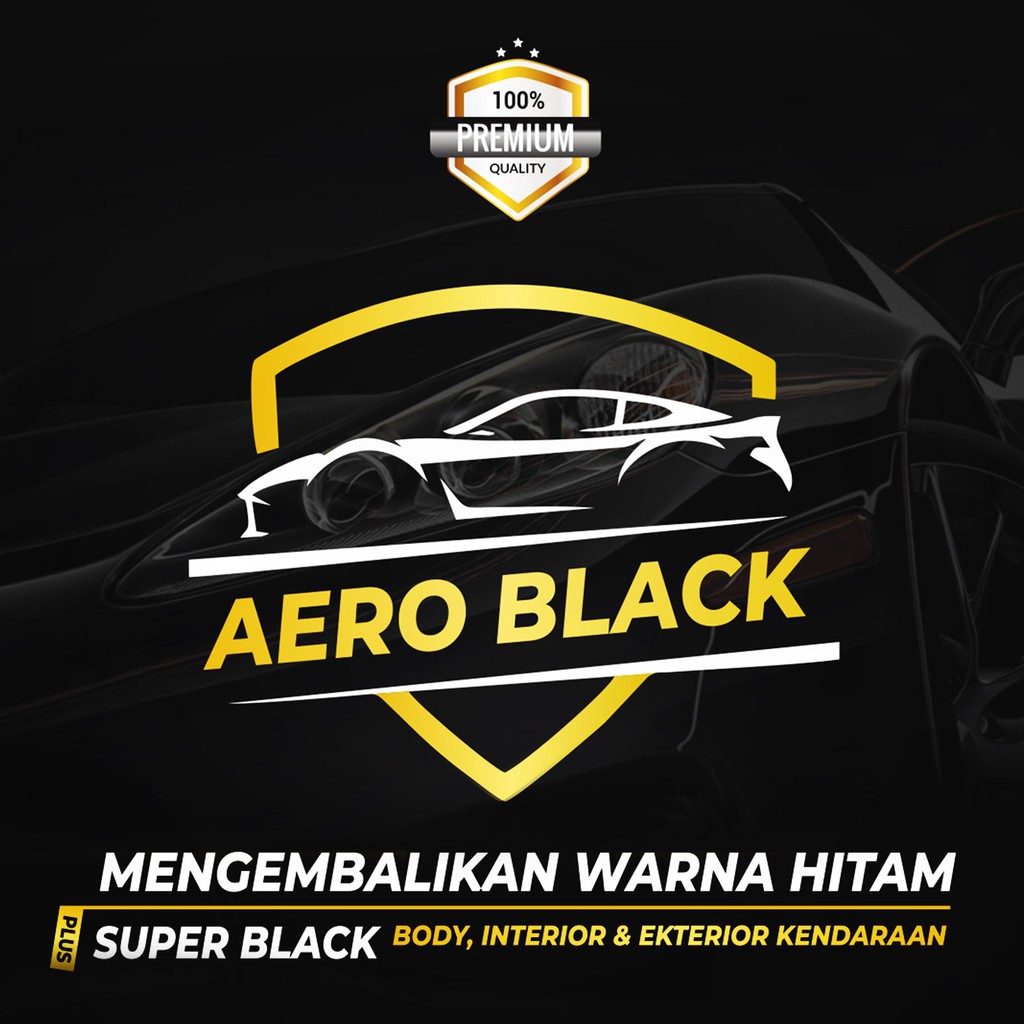 Beli 1 Gratis 1 - Aero Black Original - Penghitam Body Kendaraan | Penghitam Daseboard