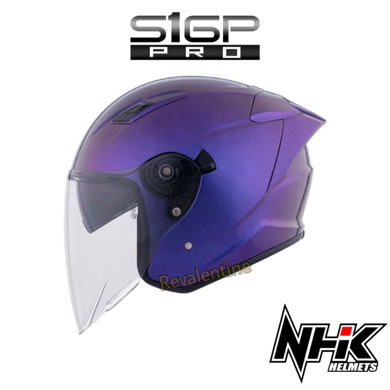 NHK S1GP Pro Chameleon Blue Purple | Helm Motif Biru Ungu Glossy  S1-GP SE Special edisi edition SNI