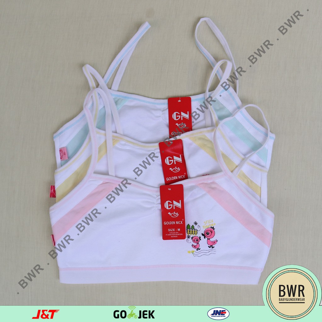 MINISET GOLDEN NICK SA 440  | Kaos Dalam Anak Remaja Tali Kecil  SA440 - Bwr