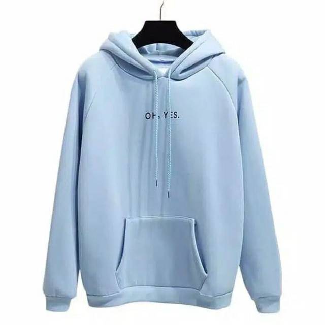 baby blue hoodie