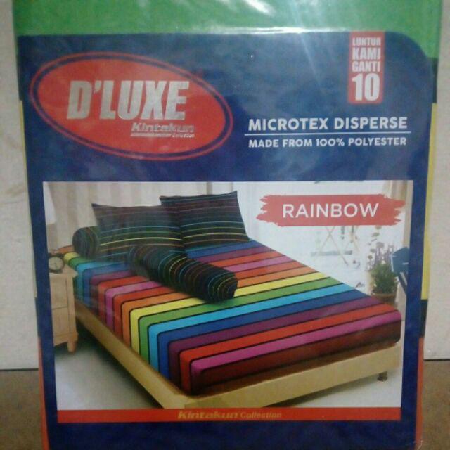 Ww Sprei Kintakun Dluxe 120x200 Minimalis 2018 Pilihan Motif Extra Single Size Deluxe Rainbow 120