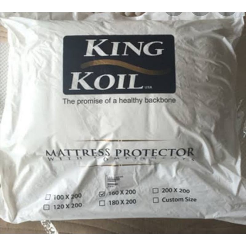 matras protector kingkoil 120 , 160 x 200 paling murah asli ori