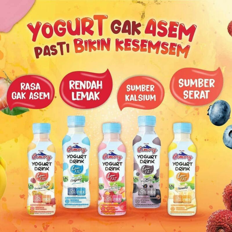 

CIMORY YOGURT DRINK 250ml LOW FAT ALL VARIAN/BOTOL