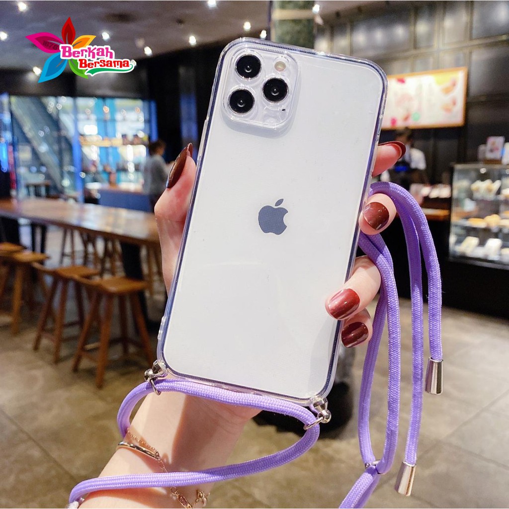 Softcase Slingcase Lanyard Bening Xiaomi Redmi 6 6a 7 7a 8 8a 9 9a 9c 10 10A POCO M4 PRO BB3920