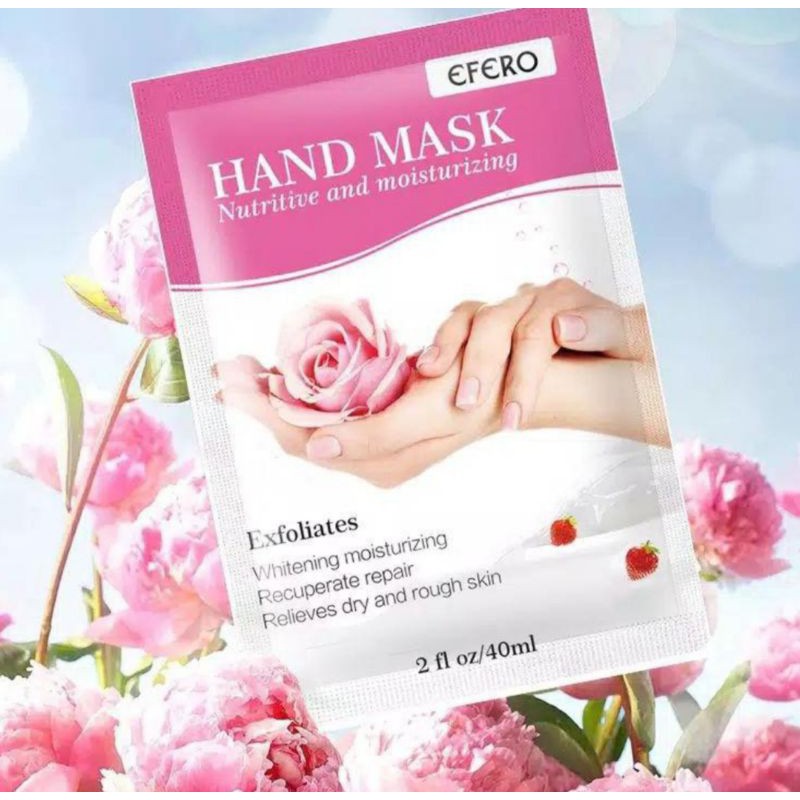 Ready Efero Baby Hand Mask Exfoliating Masker Tangan Rose