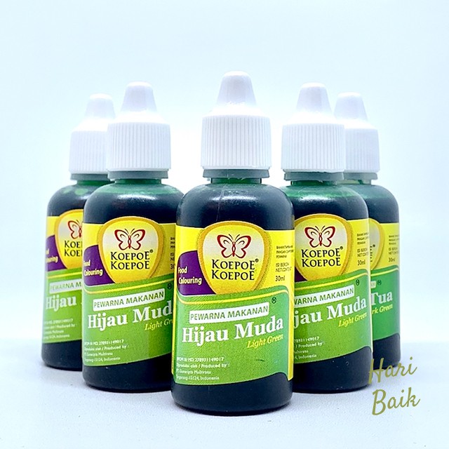 

Pewarna Makanan Koepoe Koepoe / Pasta Cair Hijau Muda 30ml