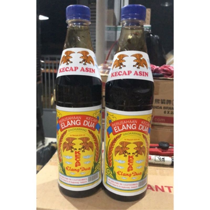 

Kecap Asin Cap Elang Dua 290ml Kemasan Plastik 100% Asli Singkawang