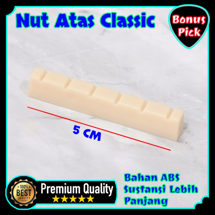 Nut Gitar, Sadel Atas, Gitar, Tatakan Senar, Untuk Gitar Classic Nilon