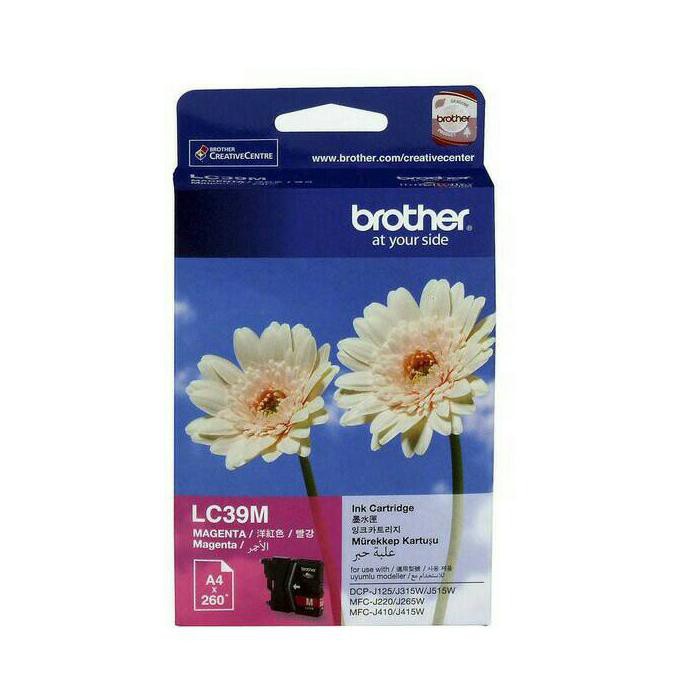 

TINTA BROTHER LC-39 COLOR (MAGENTA) ORIGINAL