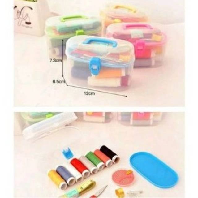 Perlengkapan Alat Jahit / Set Sewing Kit Benang Jahit / Jarum Benang Jahit / Meteran Baju