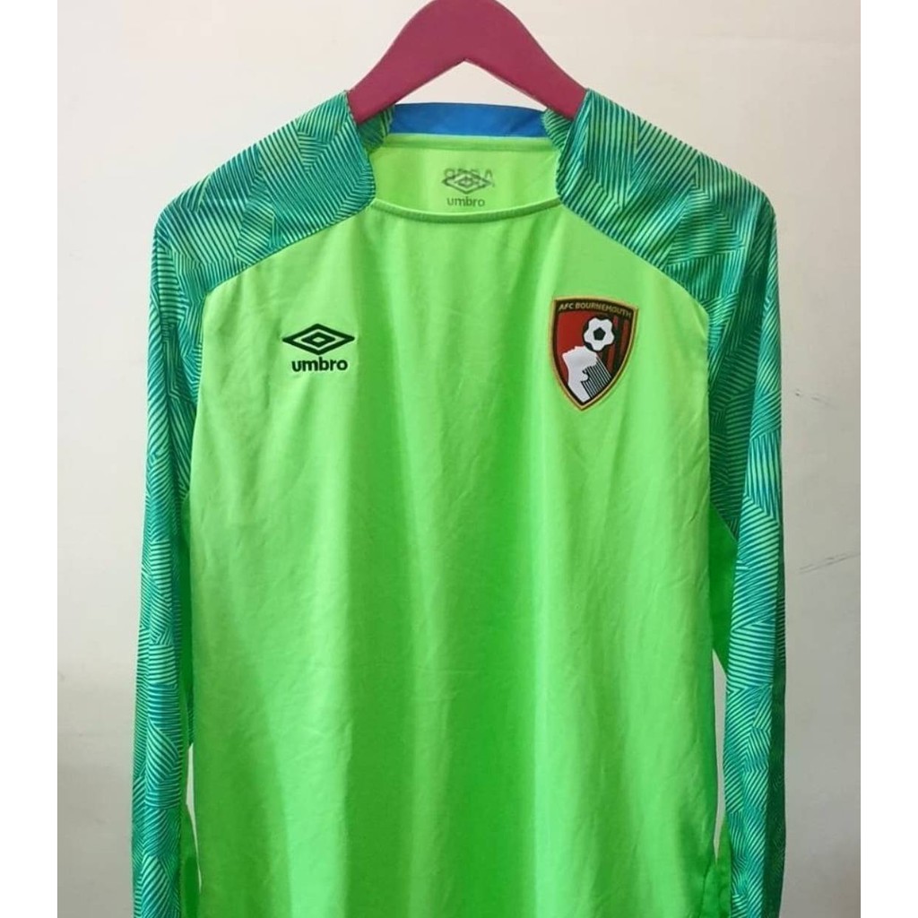 Jersey AFC Bournemouth Goalkeeper 2017-2018 Original Umbro Long Sleeve - Baju Bola Kiper