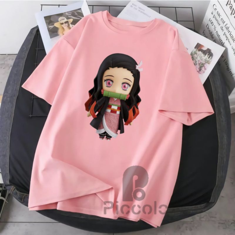 baju kaos anak anak Kitana Kimetsu No Yaiba / Baju Kaos Demon Slayer Nezuko Zenitsu t shirt