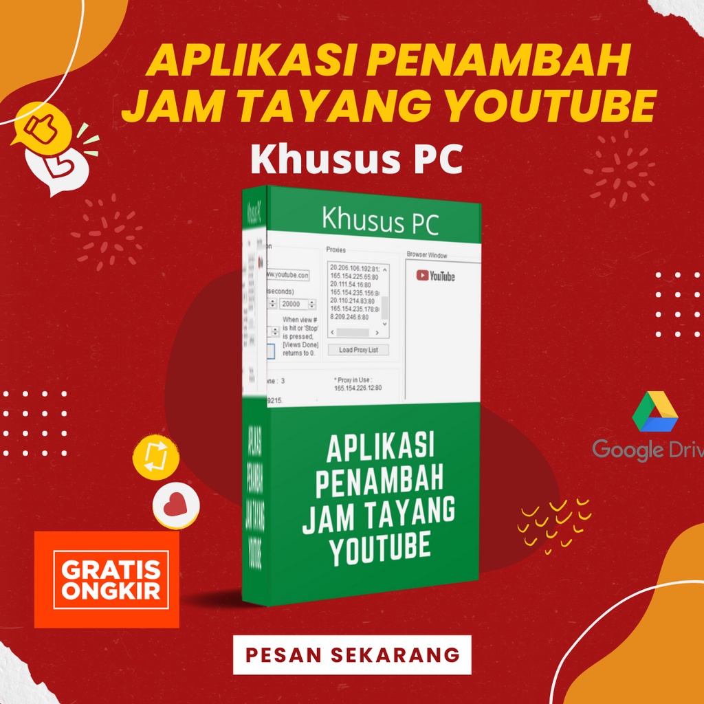 Aplikasi Penambah 4000 Jam Tayang Youtube di PC atau Laptop